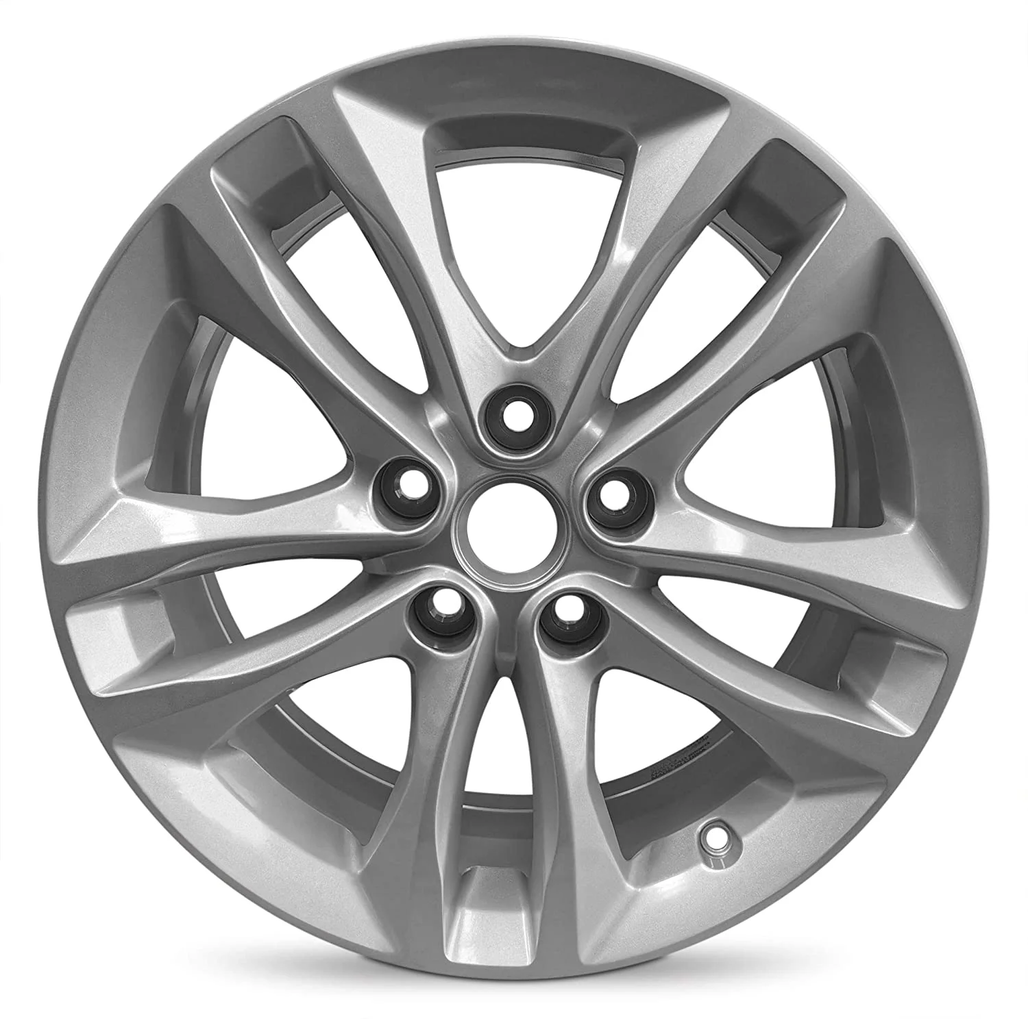 17 Inch Wheel for 2016-2020 Chevrolet Malibu 5 Lug Silver Aluminum Rim