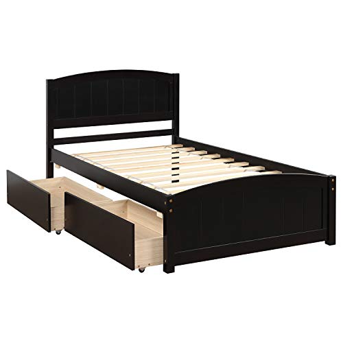 SOFTSEA Full Murphy Bed Wall Beds, Wood White Cabinet Bed 61.5” Foldable Platform Bed with Shelf for Guest Room