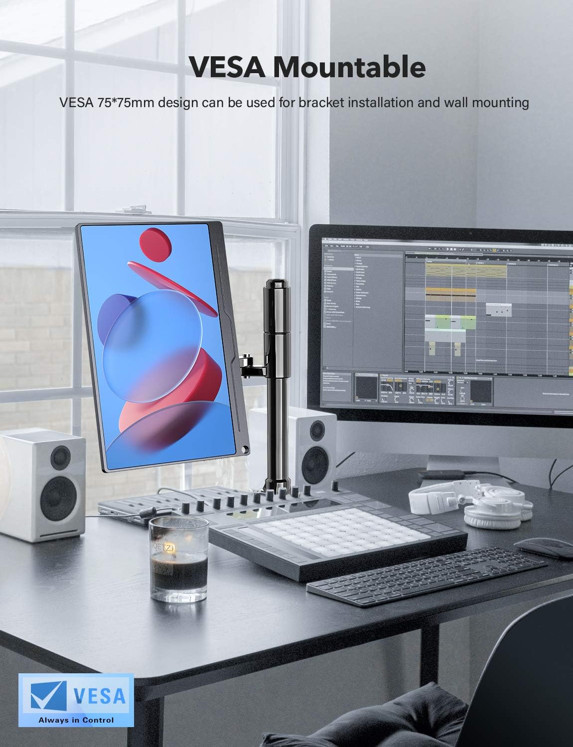 UPERFECT Portable Monitor 13.3'' Computer Display [100% sRGB High Color Gamut] 2560&times