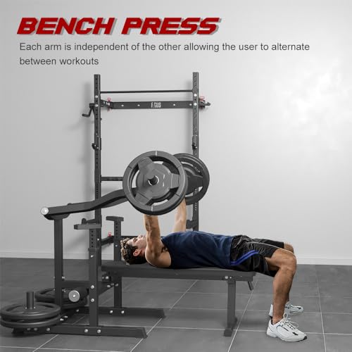 Weight Bench Chest Press Machine with 7 Adjustable Positions Flat Incline for Arm and AB Workouts