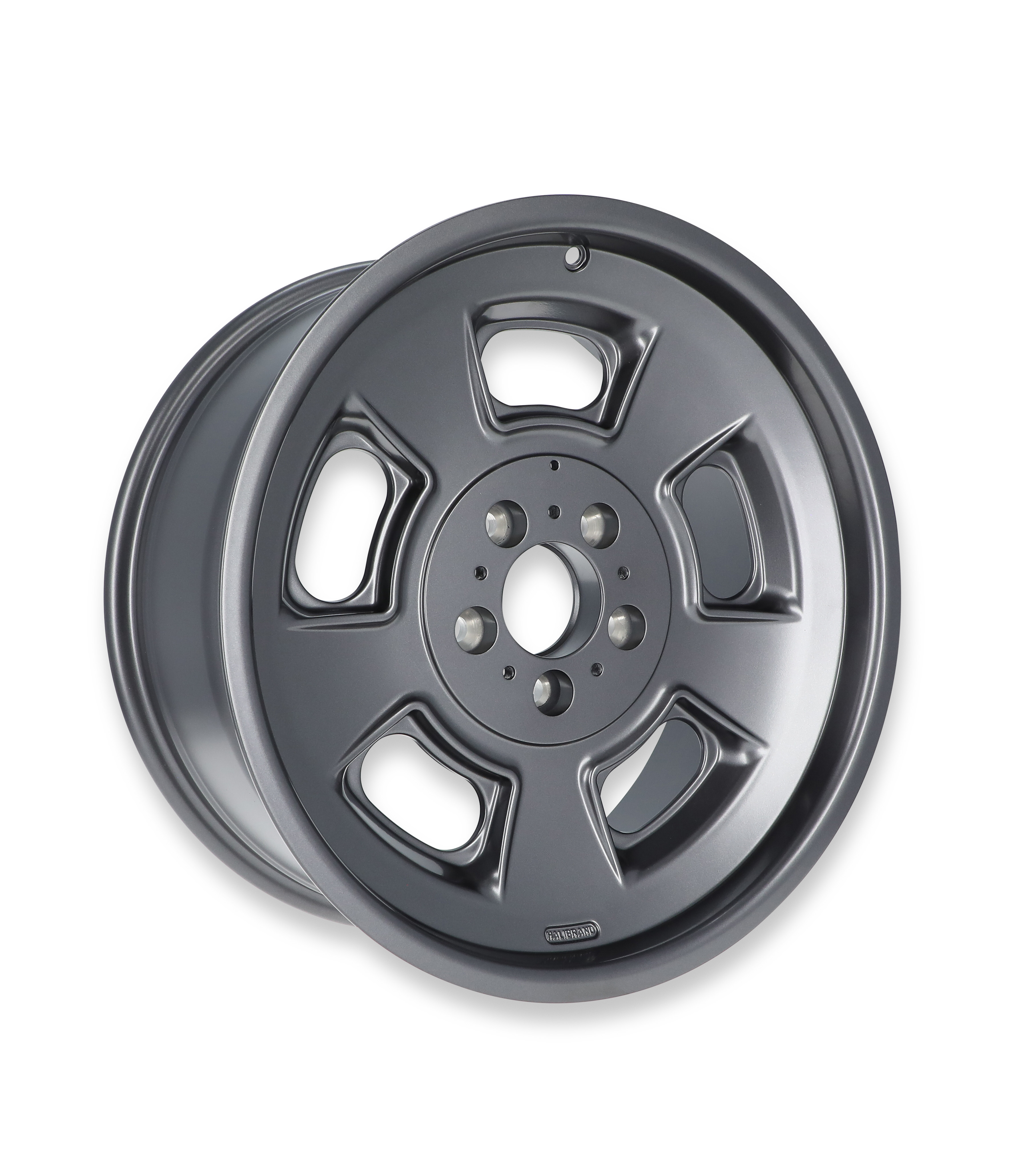 Halibrand HB007-021 Sprint Wheel w Spinner 19x8.5 5.25 bs Anthracite Semi Gloss