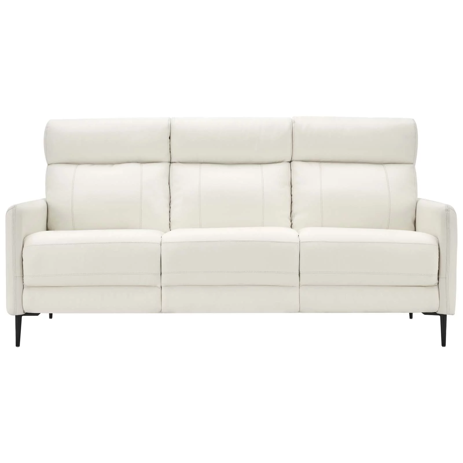Modway Huxley Leather Sofa in White