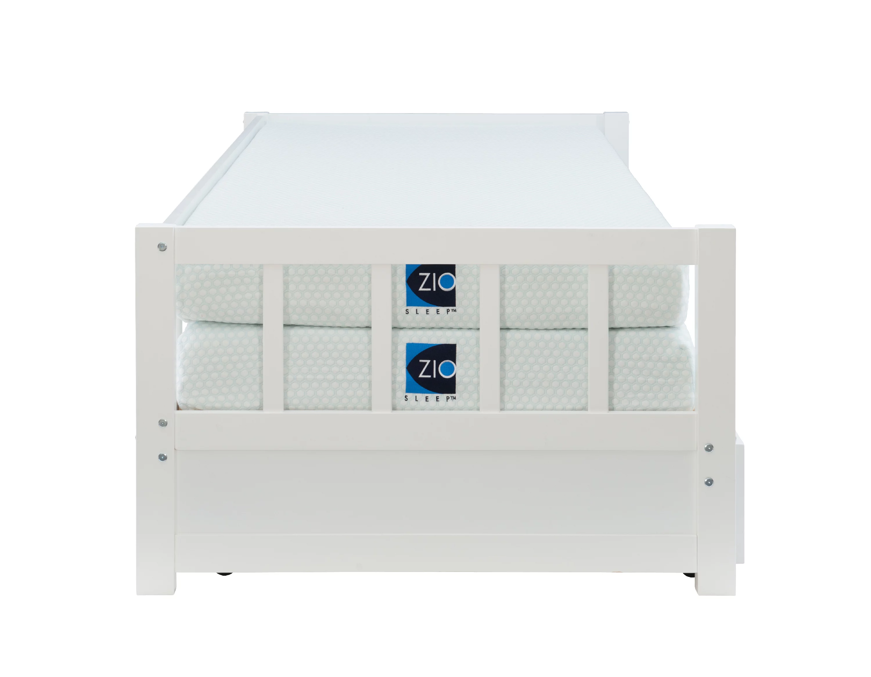 Galewood 2-Drawer Convertible Twin to King Daybed, White