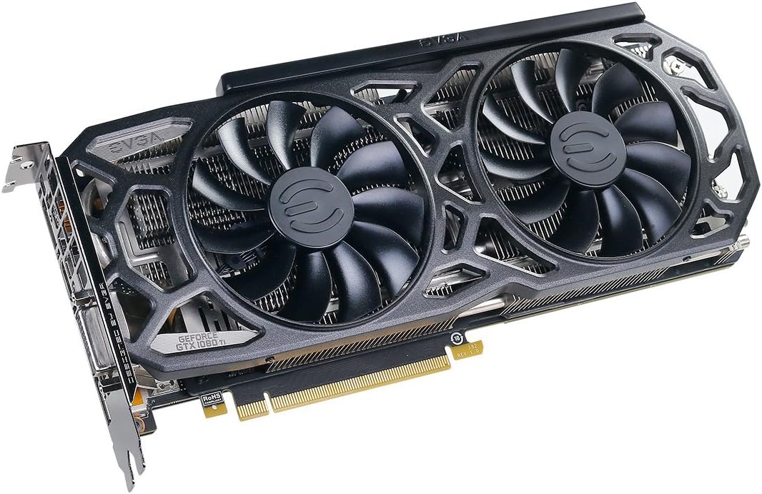 EVGA GeForce GTX 1080 Ti SC Black Edition Gaming, 11GB GDDR5X, iCX Cooler & LED, Optimized Airflow Design