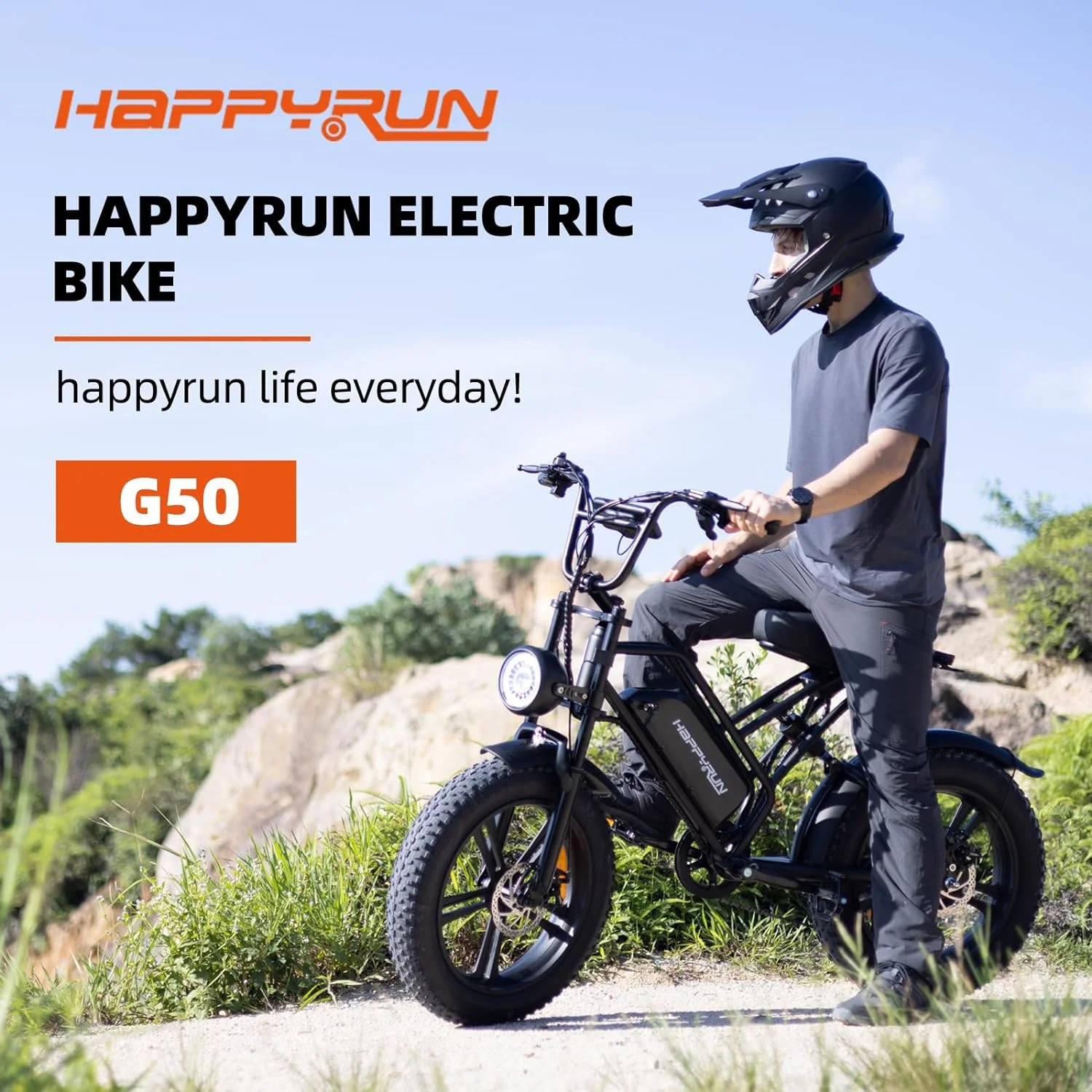 Electric Bike 20" Fat Tire Ebike for Adults with 1500W Brushless Motor/ 48V 18Ah Removable Battery, Up to 30MPH / 68 Miles