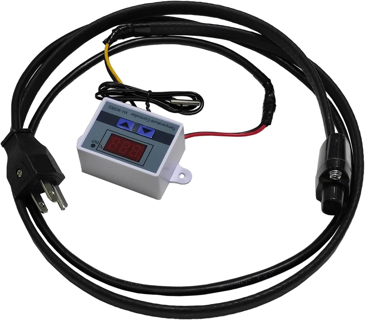 Seasider Water Pipe Heat Cables: Anti-Freeze Heated Cord with Thermostat, RV Hose Outdoor Heating Wire