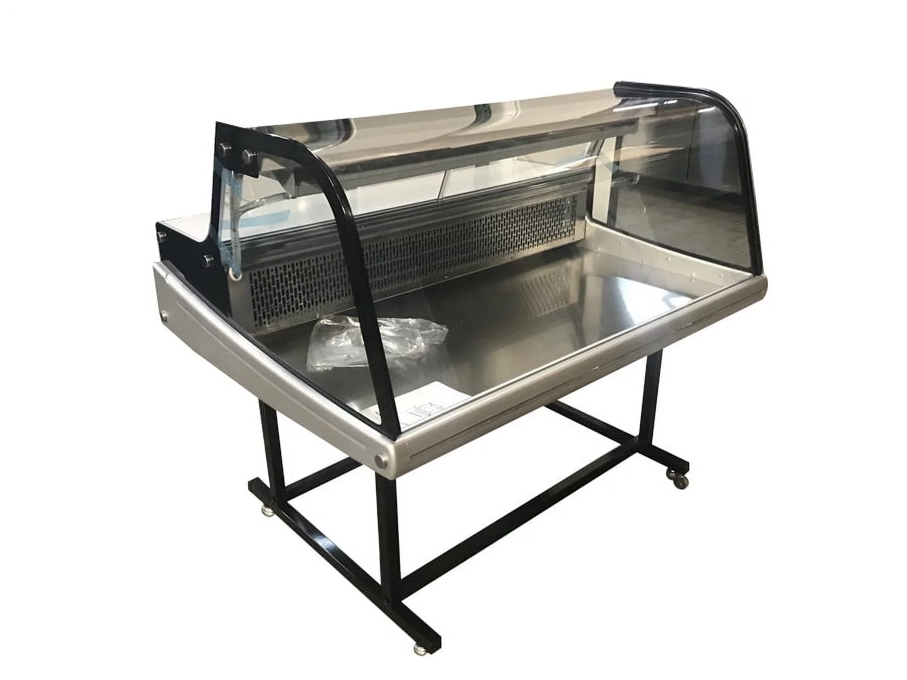 48" Showcase Refrigerator Cooler Bakery Deli Display Fridge on Wheels