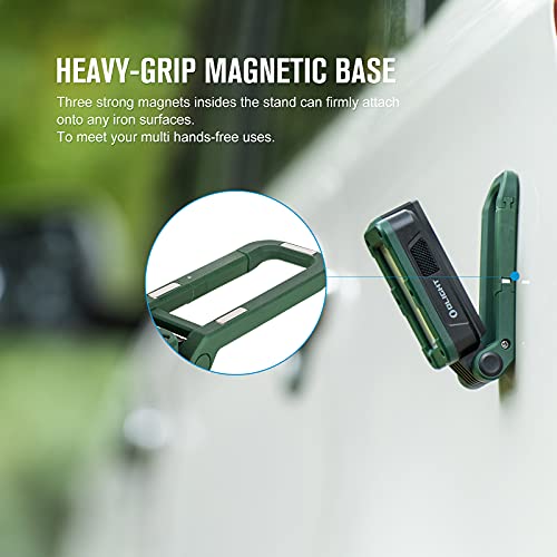 OLIGHT Swivel 400 Lumens Rechargeable COB Work Light with Magnetic Base and Hanging Hook, 180° Rotate and 5 Light Modes Worklight for Car Repair