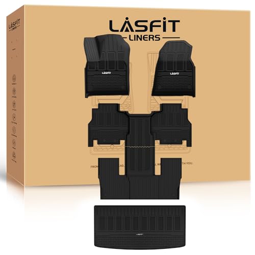 LASFIT Floor Mats & Trunk Mat for Jeep Grand Cherokee 2022-2025 5-Seat (Include 4xe, NOT for L)