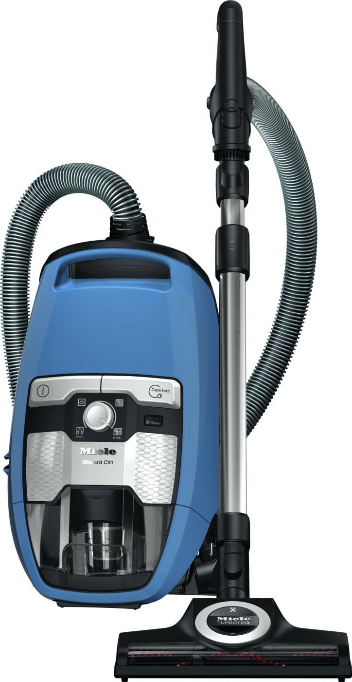 Miele Blizzard CX1 Cat & Dog Bagless Canister Vacuum, Lotus White