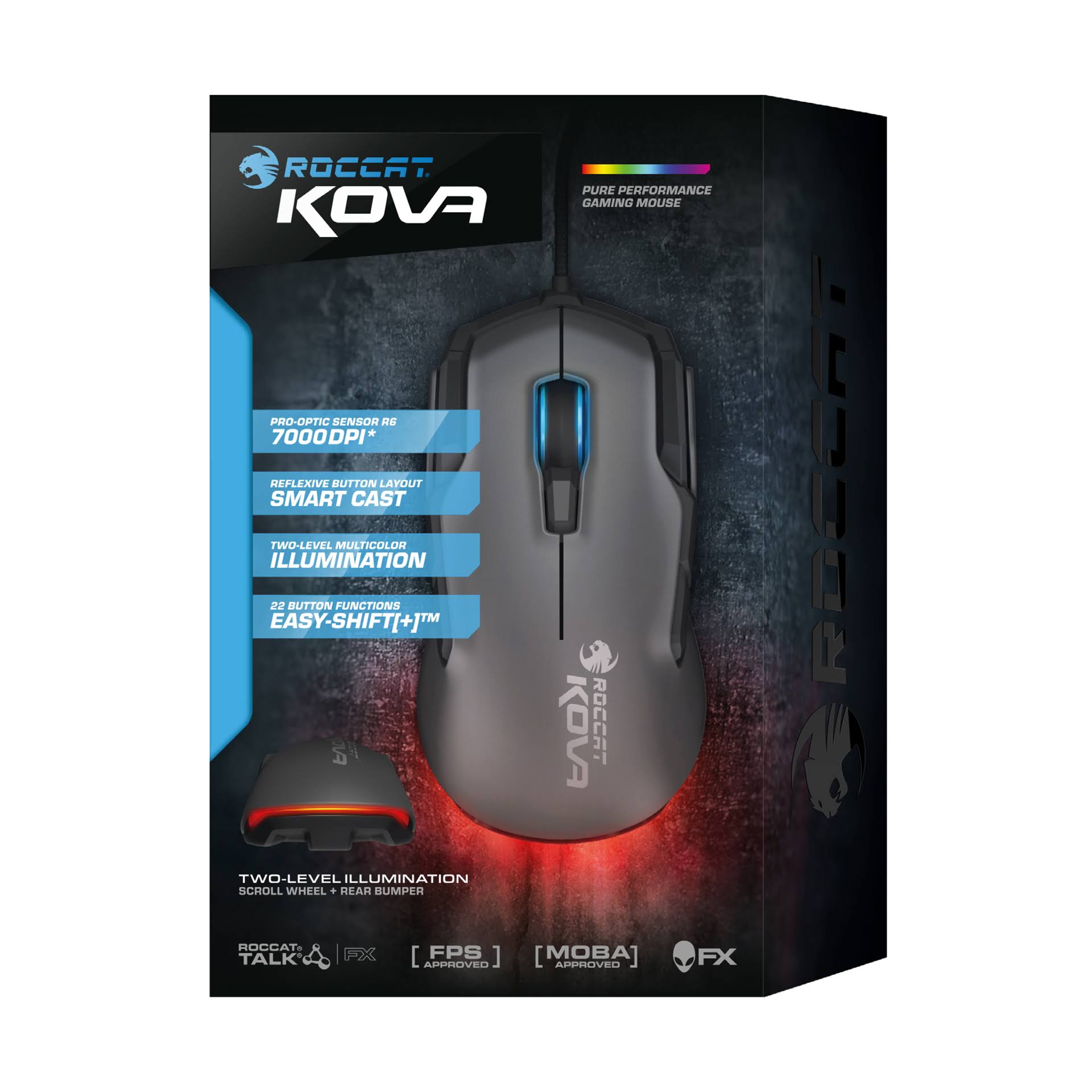 Roccat Kova - Pure Performance Gaming Mouse (Black)