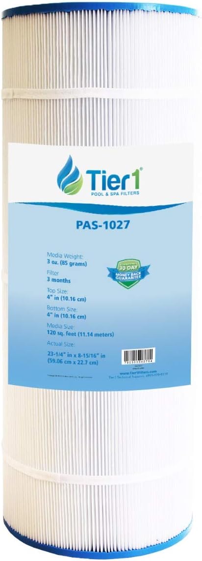 Tier1 Pool & Spa Filter Replacement for Hayward C1200, Star-Clear Plus, Filbur FC-1293, Pleatco PA120, Unicel C-8412