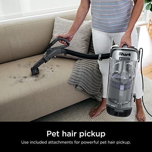 Shark Upright Vacuum, Stratos with DuoClean PowerFins, HairPro, Powered Lift-Away, Self-Cleaning Brushroll, & Odor Neutralizer Technology, Navy