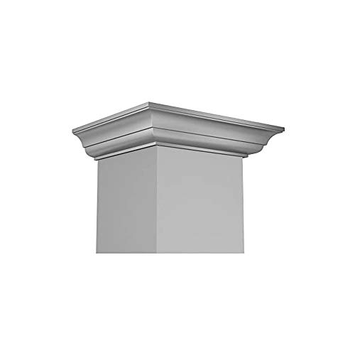 Z Line 667CRN-30 30" 900 CFM Professional Wall Mount Range Hood in Stainless Steel with Crown Molding