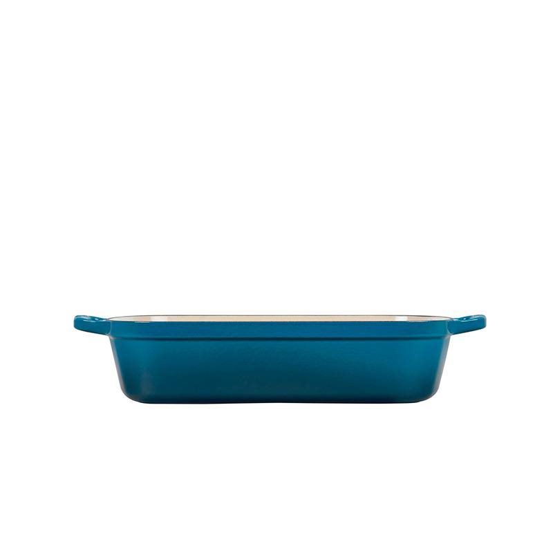 Le Creuset Cast Iron Signature Roaster | Deep Teal, 7 qt.