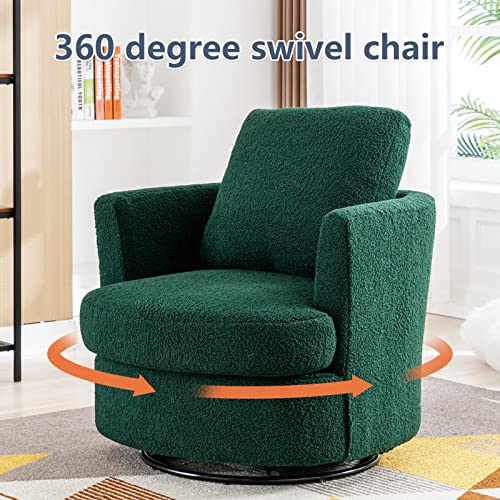 ODUWA Swivel Barrel Chair Set of 2