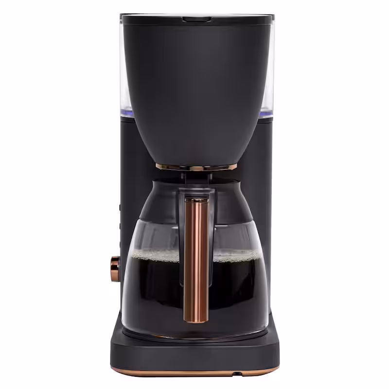 10 Cup Matte Black Specialty Drip Coffee Maker with Glass Carafe and warming plate, Wi-Fi connected