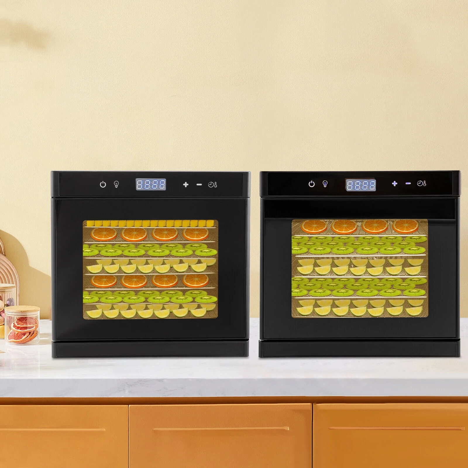 6/8 Trays Food Dry Dehydrator Stainless Steel Meat Fruit Vegetable Dryer Machine