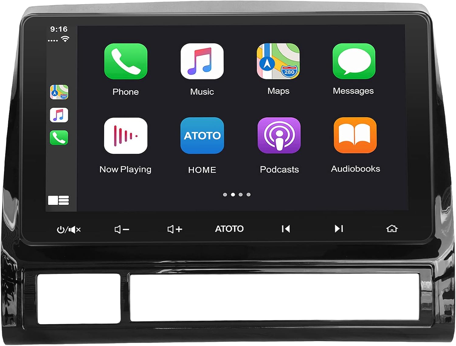ATOTO A6 PF Android Double Din Car Stereo, Compatible with Toyota Tacoma 2005-2015, Wireless CarPlay & Android Auto, 9inch IPS Display