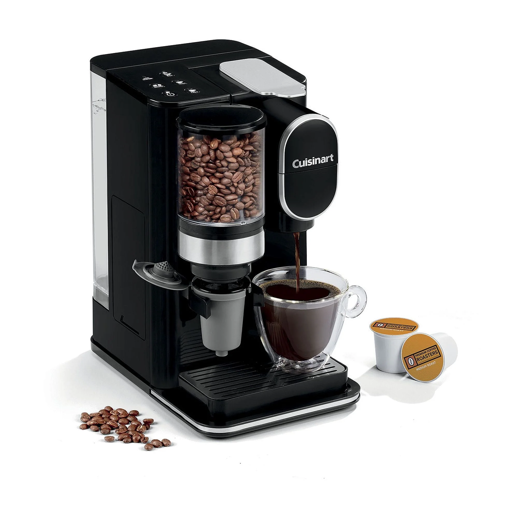 Cuisinart Grind & Brew? Single-Serve Coffeemaker, 100g, Black, DGB-2