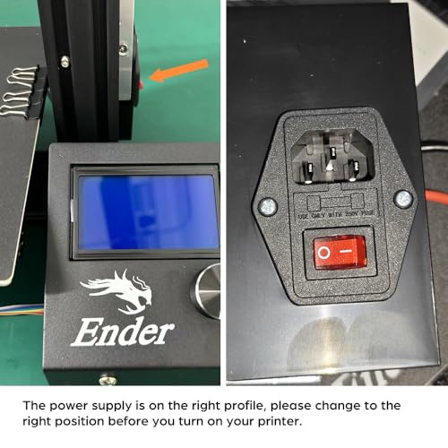Official Creality Ender 3 3D Printer Fully Open Source with Resume Printing Function DIY Printers Build Volulme 8.66x8.66x9.84 inch