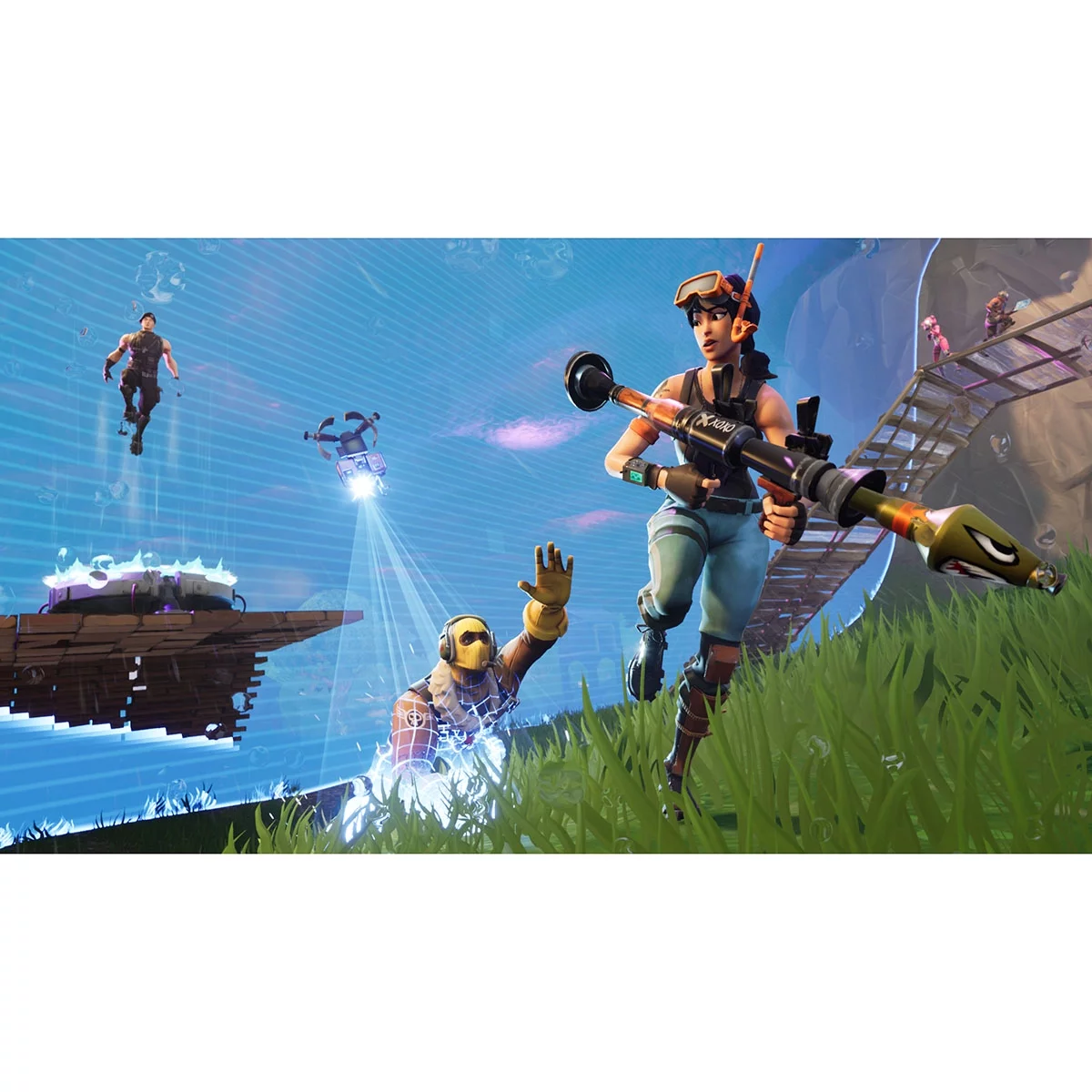 New Microsoft Xbox -Series- -S &ndash; Fortnite & Rocket League Bundle (Disc-free) - White with One Extra White Controller