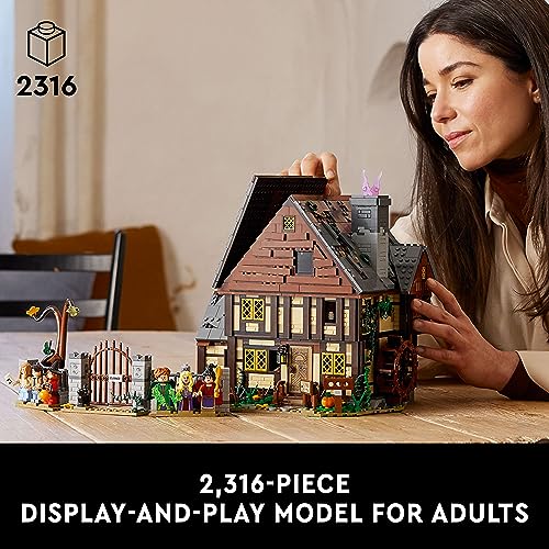 LEGO Ideas Disney Hocus Pocus: The Sanderson Sisters' Cottage Collectible Building Set