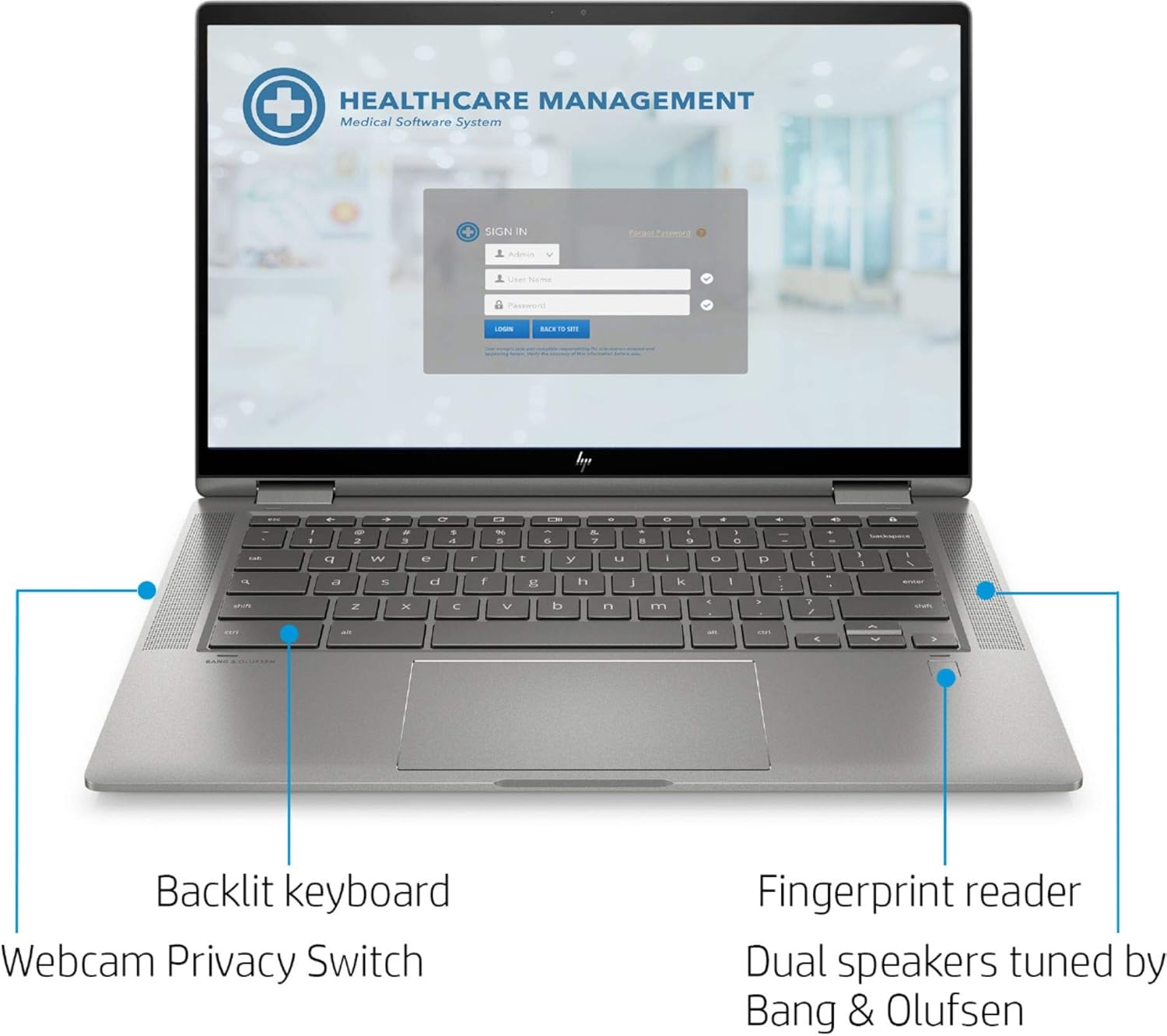 HP Chromebook, 2-in-1, 14C-CA0053DX, i3-10110U, 8GB, 64GB, S