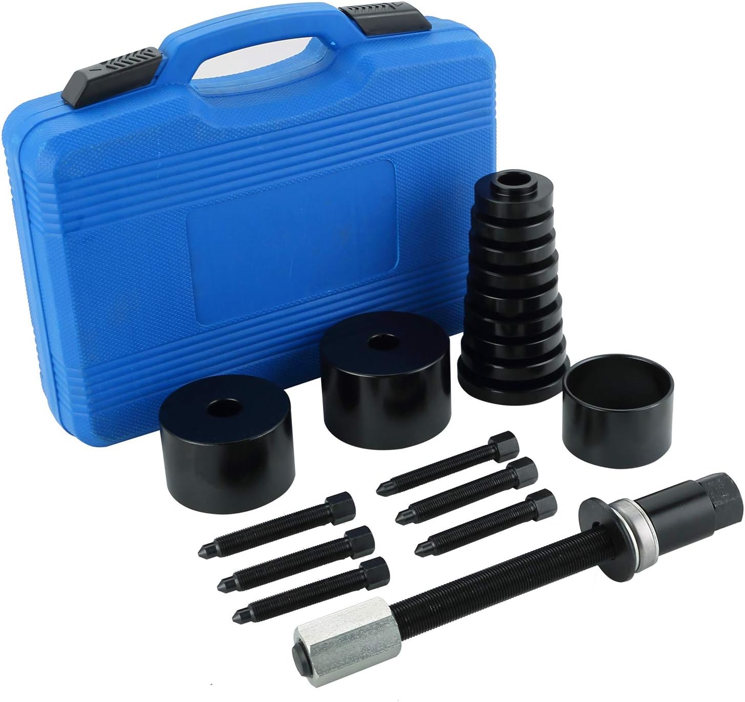 ATPEAM 19pcs Universal Front Wheel Drive Bearing Puller | Front Wheel Hub Removal Car Kit Set