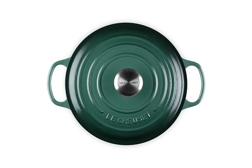 Le Creuset Enameled Cast Iron Signature Round Dutch Oven, 5.5 qt., Cerise