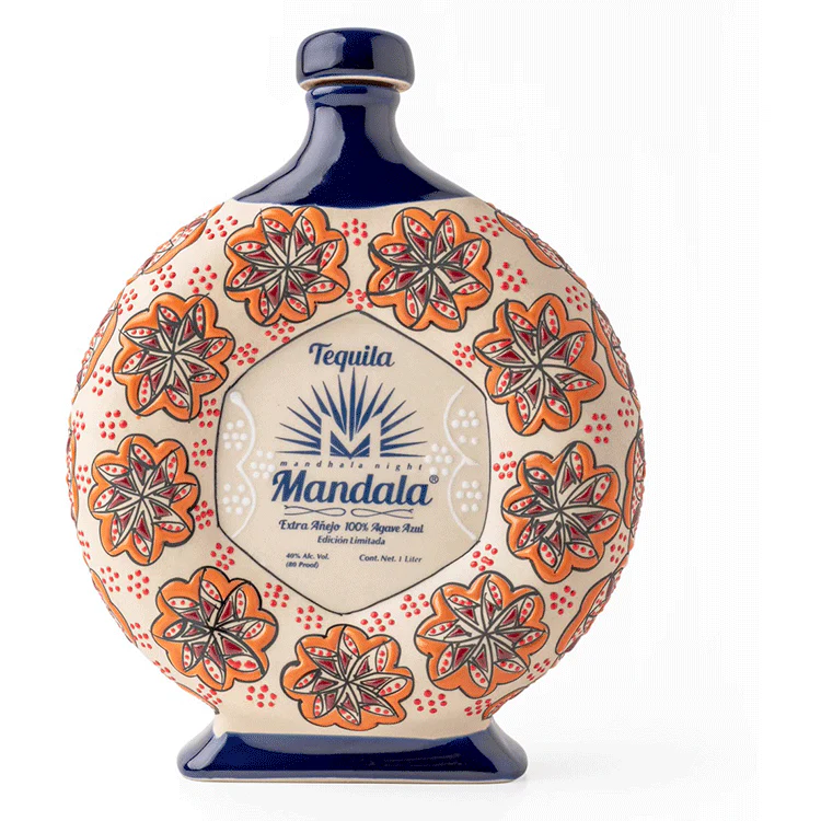 Mandala Extra Anejo Tequila Ceramic 1L - Nestor Liquor