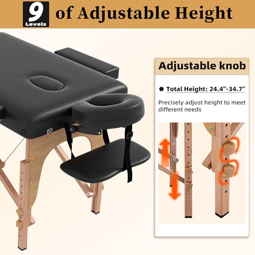 civama Massage Table Massage Bed Portable