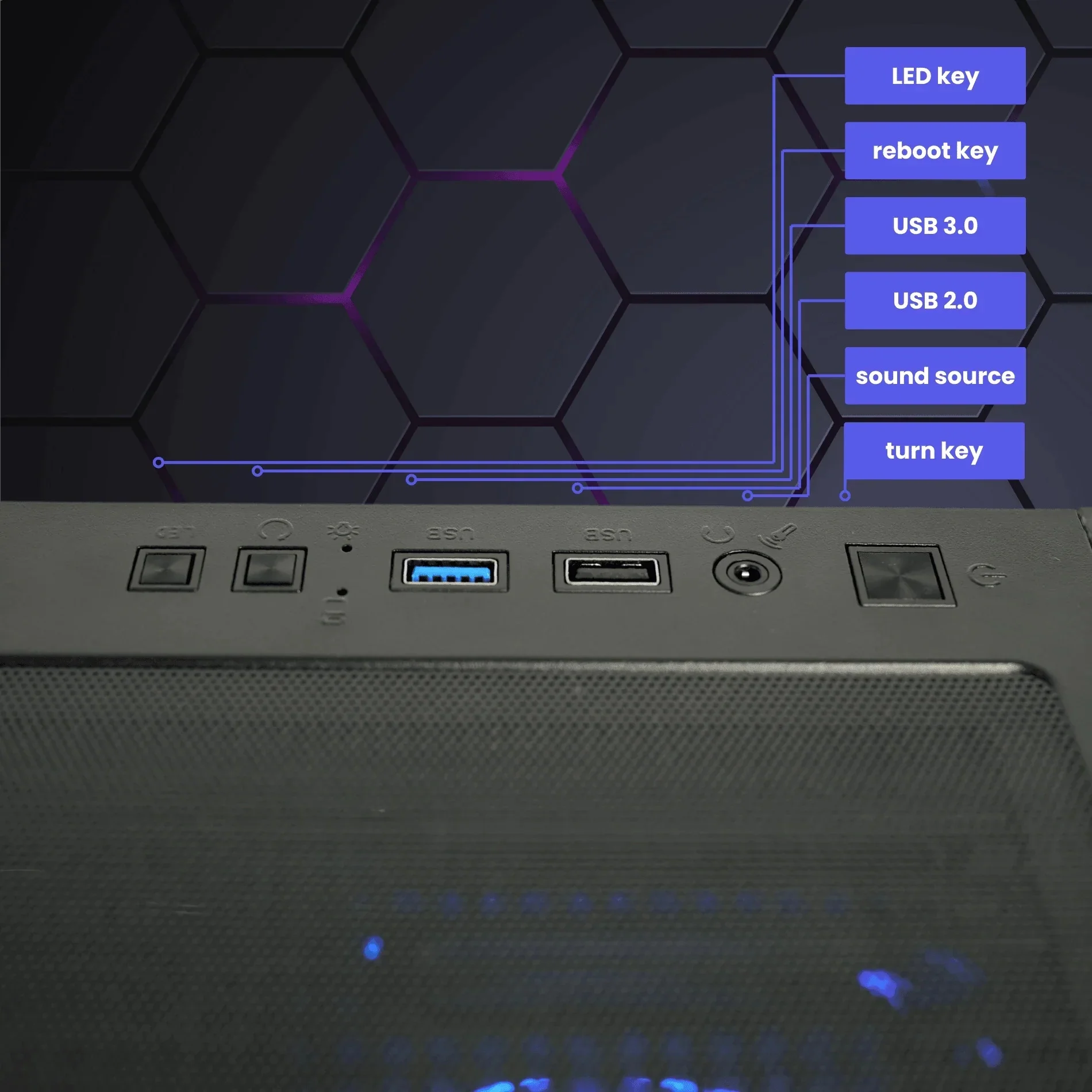 Hyper Cyber Rage Y | AMD Ryzen 9 9950X3D | NVIDIA GeForce RTX 4060 Ti | Gaming PC
