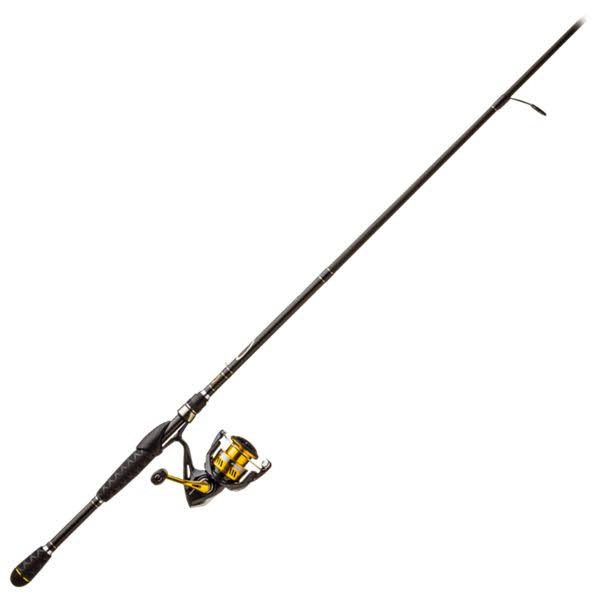 Shimano Sahara FI/Bass Pro Shops Pro Qualifier 2 Spinning Rod and Reel Combo - Aluminum