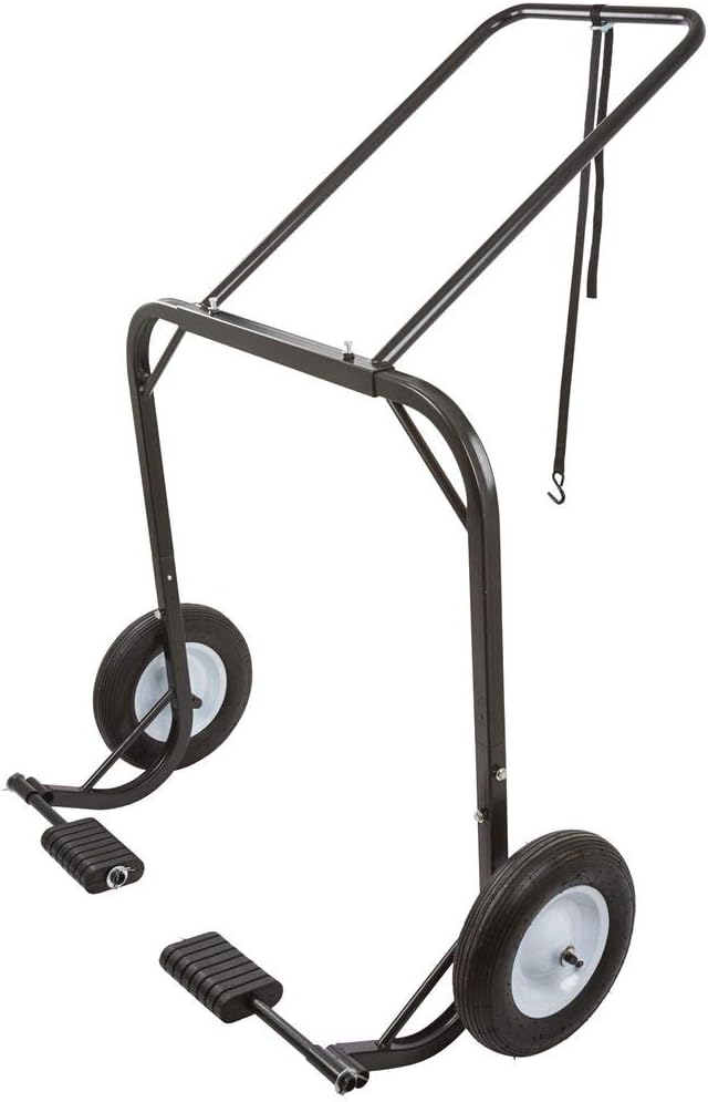 Black Ice SNO-1509 Snowmobile Dolly Cart, Hoist & Lift with Large Pneumatic Wheels