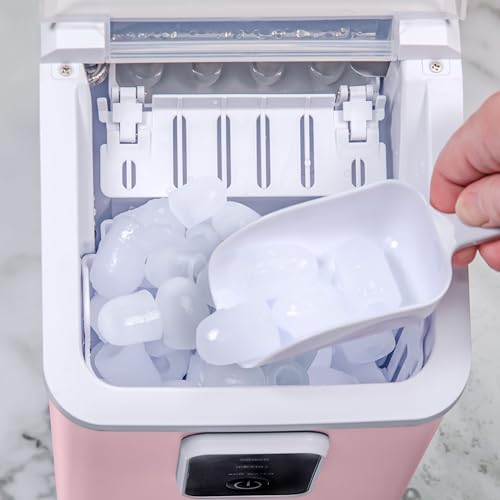 Igloo Electric Countertop Ice Maker Machine - Automatic and Portable - 33 Pounds in 24 Hours - Icecube Maker - Plastic Scoop and Basket