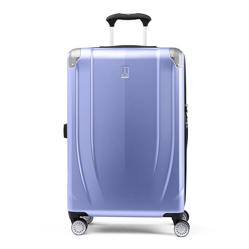 Travelpro Pathways 3 Hardside Expandable Luggage, 8 Spinner Wheels, Lightweight Hard Shell Suitcase, Carry On 21 Inch, Black Knight