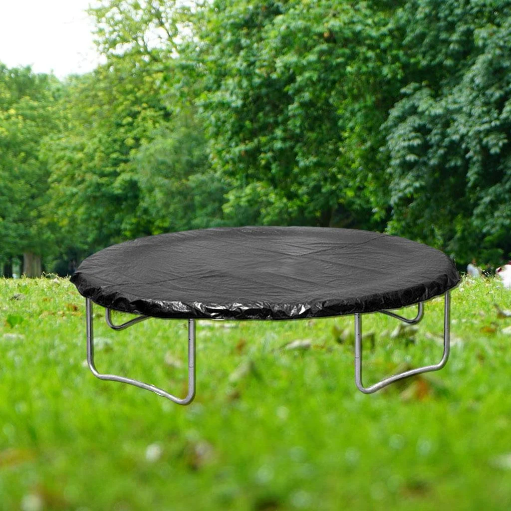 Round Trampoline Cover Wear-Resistant Resistant Rain Dust Rain Cover Protective Covers for Garden 12ft