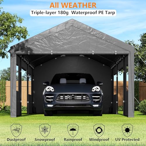 SANWAY 10x10 Pop Up Canopy Tent with Sidewalls x 4 &ndash; Easy Setup Canopy Tent, Waterproof, UV-Resistant