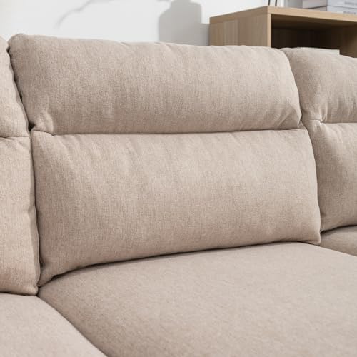 BALUS Oversized Modular Sectional Sofa Reversible L Shaped Sectional Couch with Ottomans Convertible Sectional Couch 8 Seater Sofa with Storage Seat