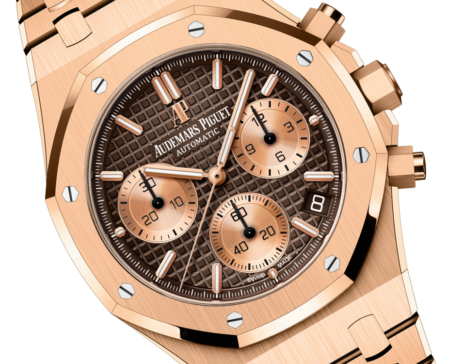 ROYAL OAK Pink Gold Brown Dial CHRONOGRAPH 41mm
