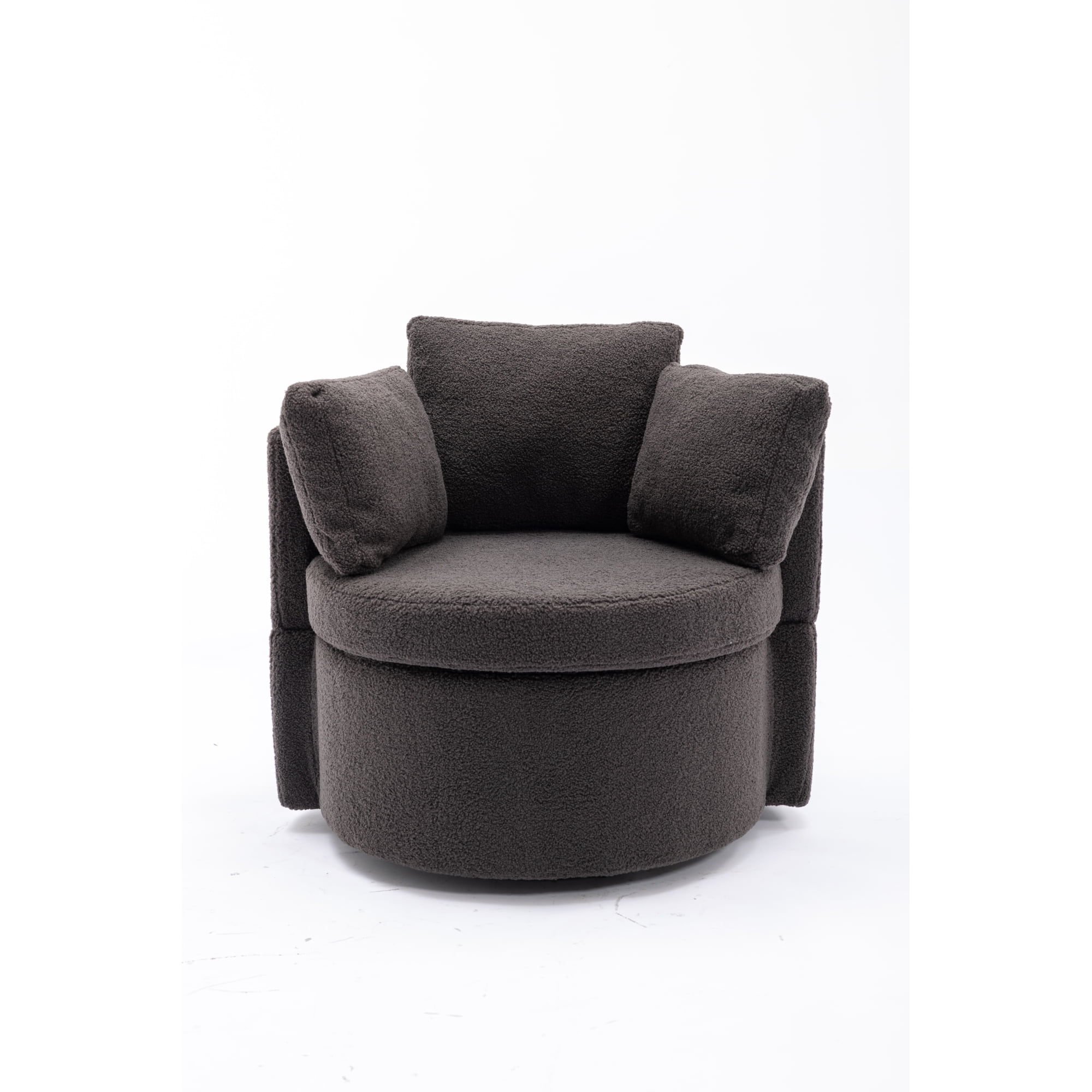 Swivel And Storage Chair For Living Room,Dark Gray