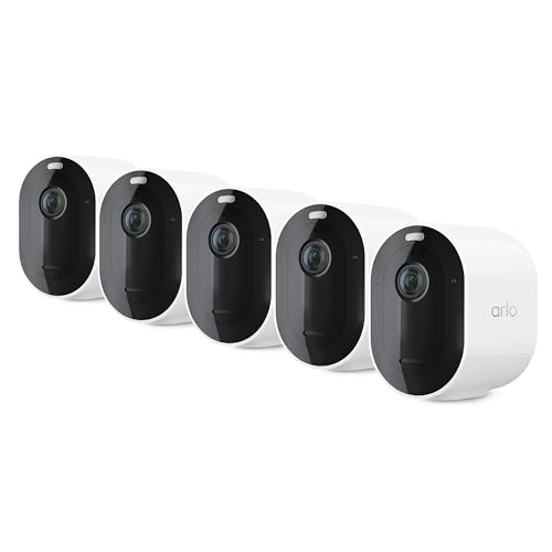 Arlo Pro 5S Spotlight Security Camera 2K HDR | Outdoor | Wireless | Dual-Band Wi-Fi Connects to Strongest Network |12X Zoom, 2-Way Audio, Siren