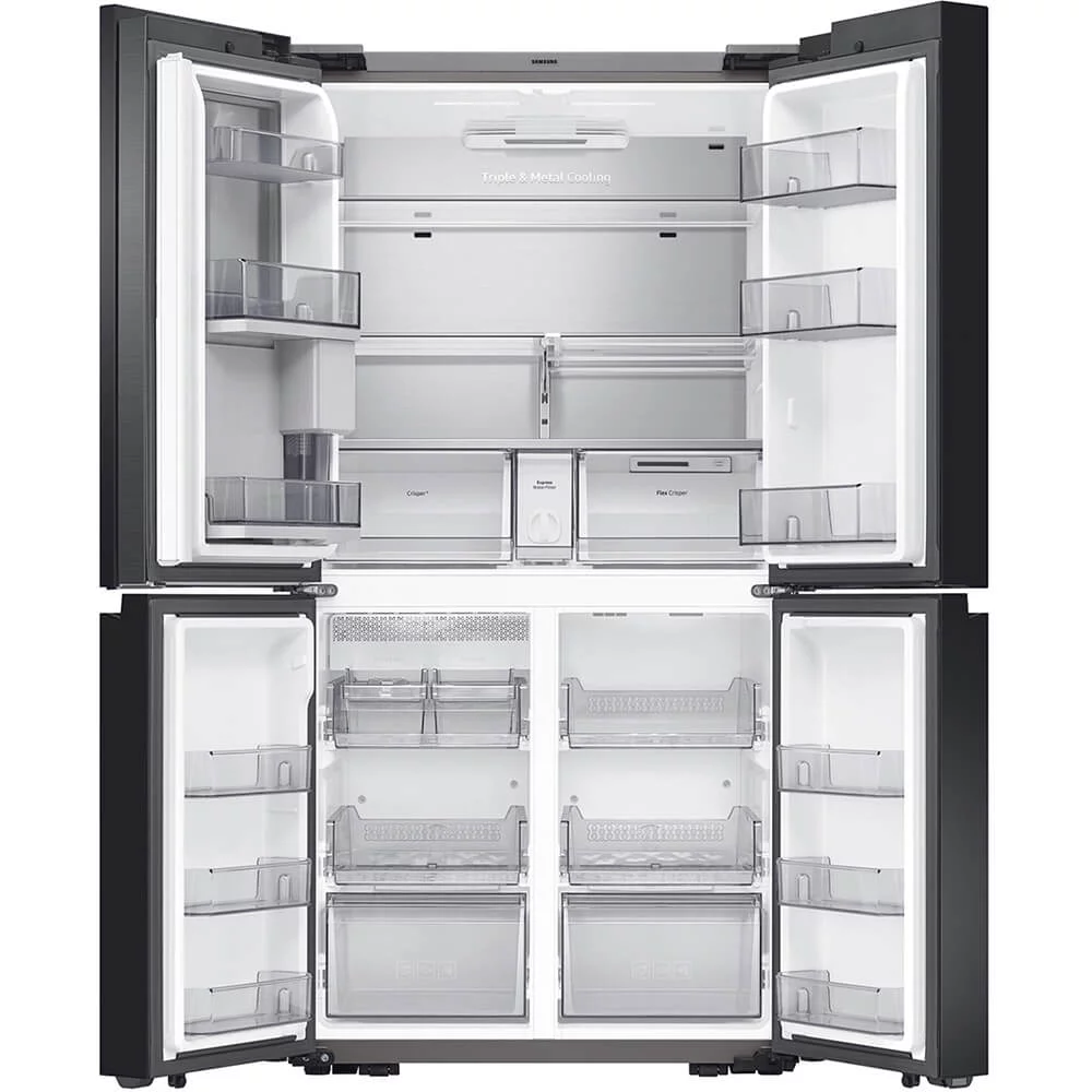 Samsung RF23A967535 23 Cu. Ft. White Glass Smart BESPOKE 4-Door Flex Refrigerator