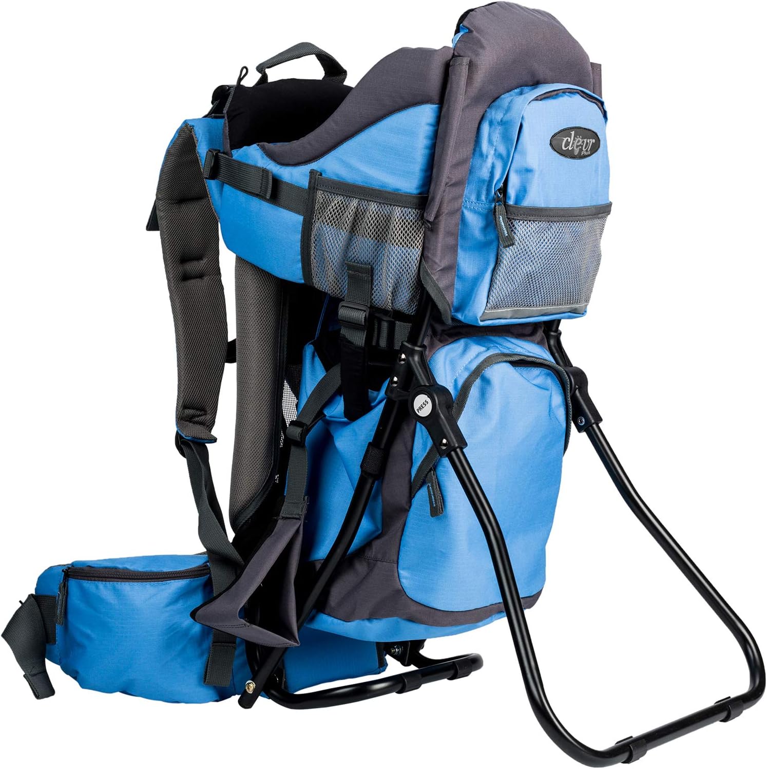 ClevrPlus  Baby Backpack Hiking Child Carrier with Stand and Sun Shade Visor Child Kid Toddler | 1 Year Limited Warranty