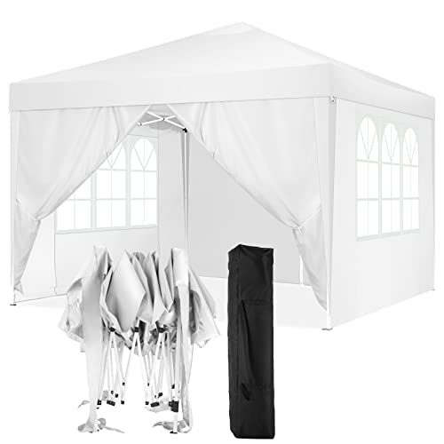 COBIZI Canopy 10x20 Pop Up Canopy Tent with 6 Sidewalls Party Tents for Parties Weddings Backyard Waterproof Canopy Outdoor Commercial Canopy Event
