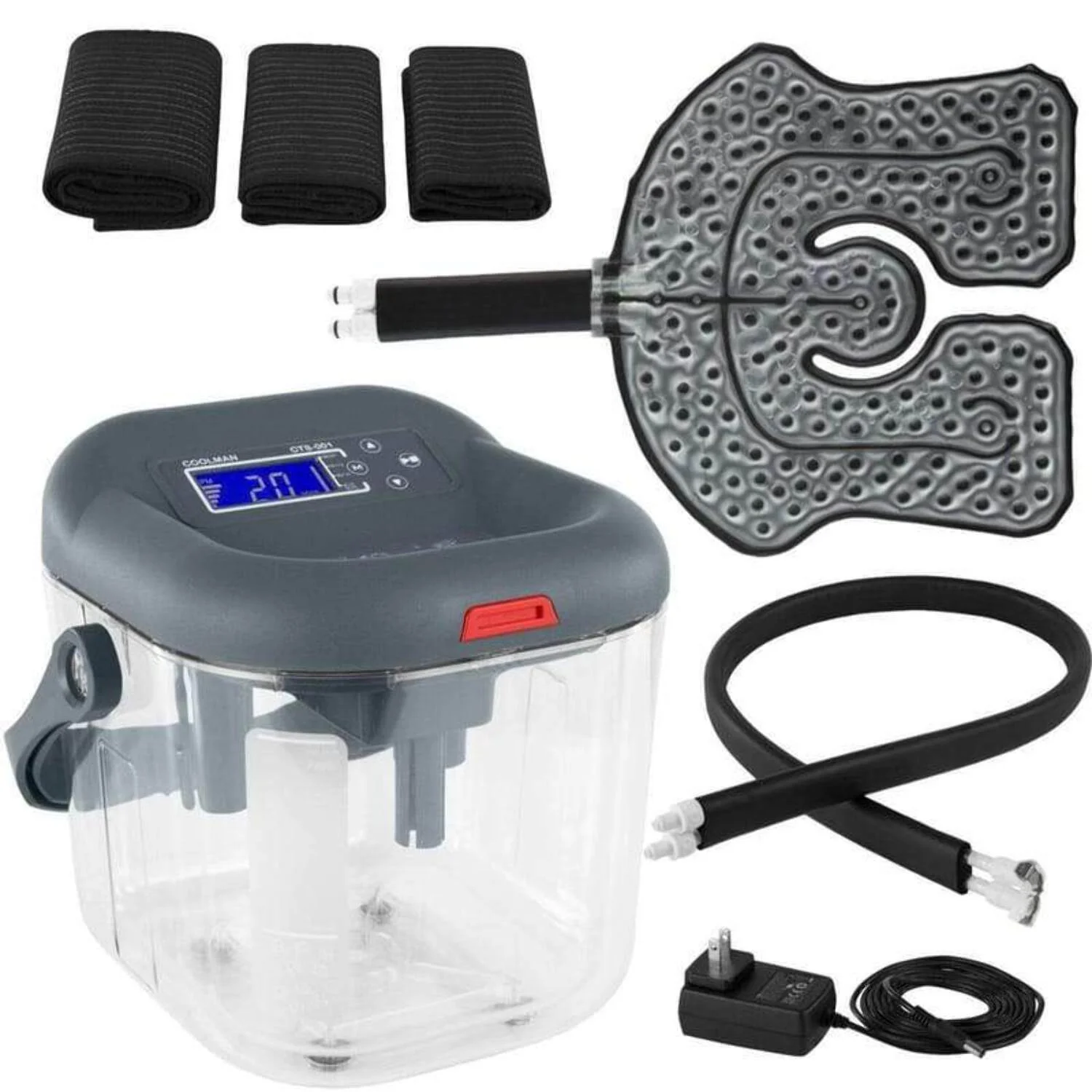 Vive Ice Machine for Knee & Shoulder After Surgery - Cold Therapy for Knee & Hip Replacement - Large Cryotherapy Pad with Quiet Pump