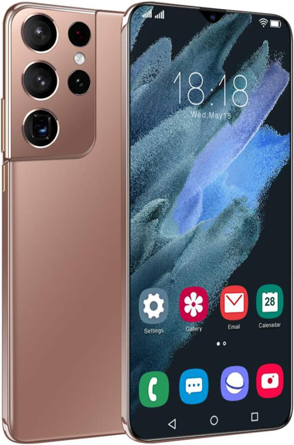 Unlocked Smartphones, Ultra Android 10.0 Smart Phone HD Full Screen Phone, Dual SIM Unlocked Cell Phone
