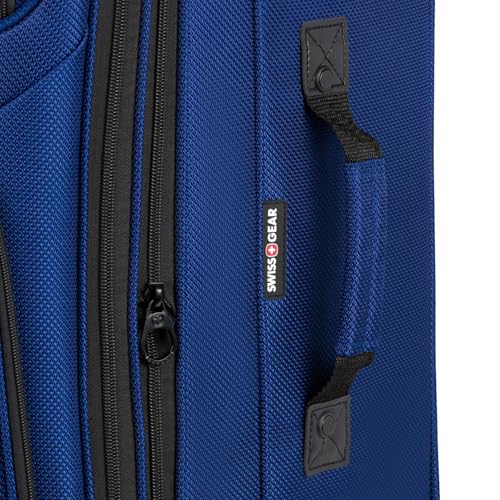 SwissGear Sion Softside Expandable Roller Luggage, Teal, 3 Piece Set (21/25/29)