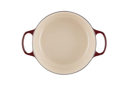 Le Creuset Enameled Cast Iron Signature Round Dutch Oven, 5.5 qt., Cerise